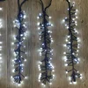 Led Firecracker Icicle Cluster White (9.2M)