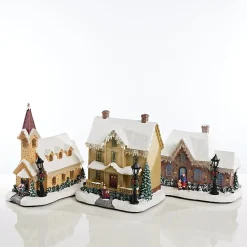 Led Flashing Musical Big House - Church