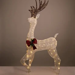 Led Glitter Thread Twinkling Reindeer Stag
