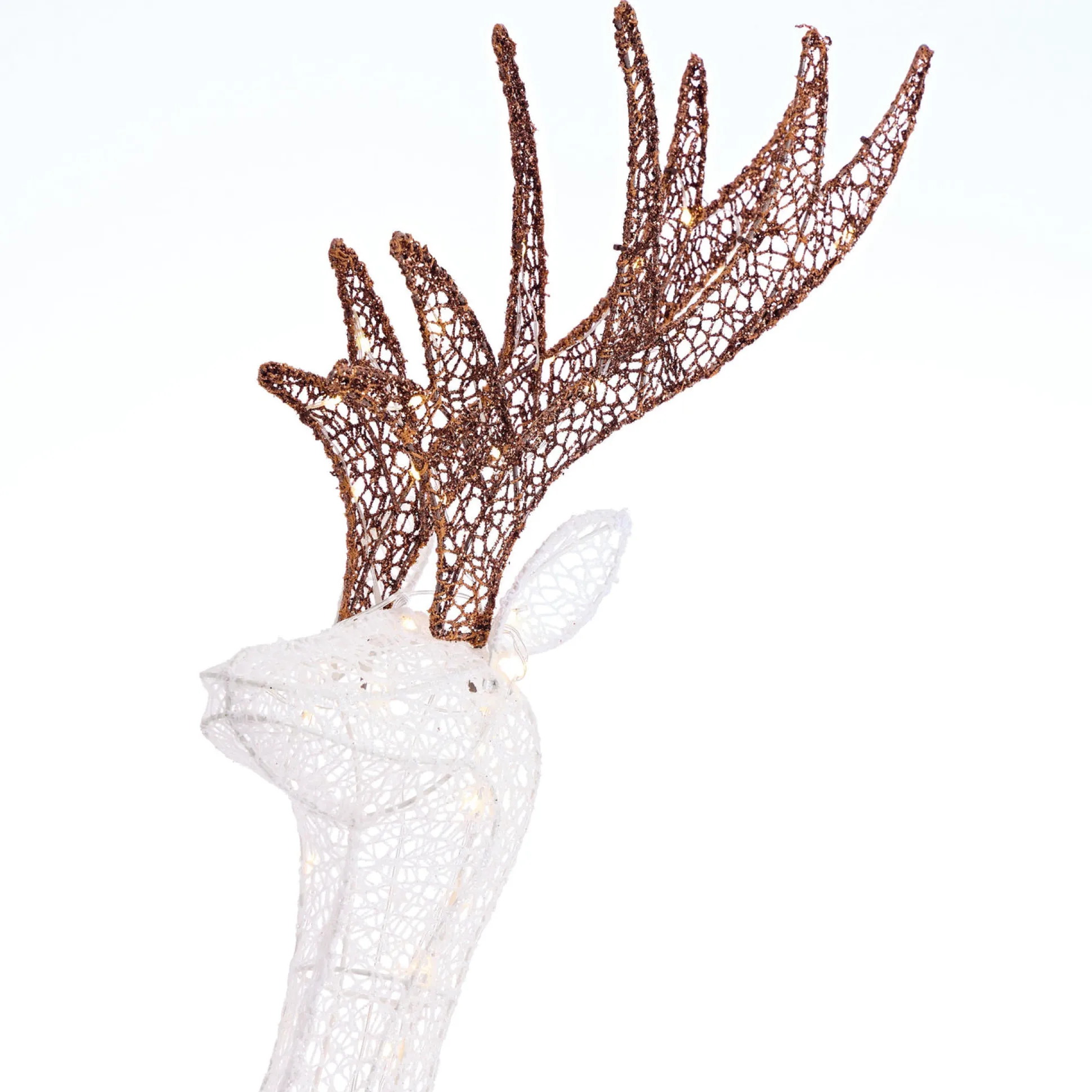 Led Glitter Thread Twinkling Reindeer Stag