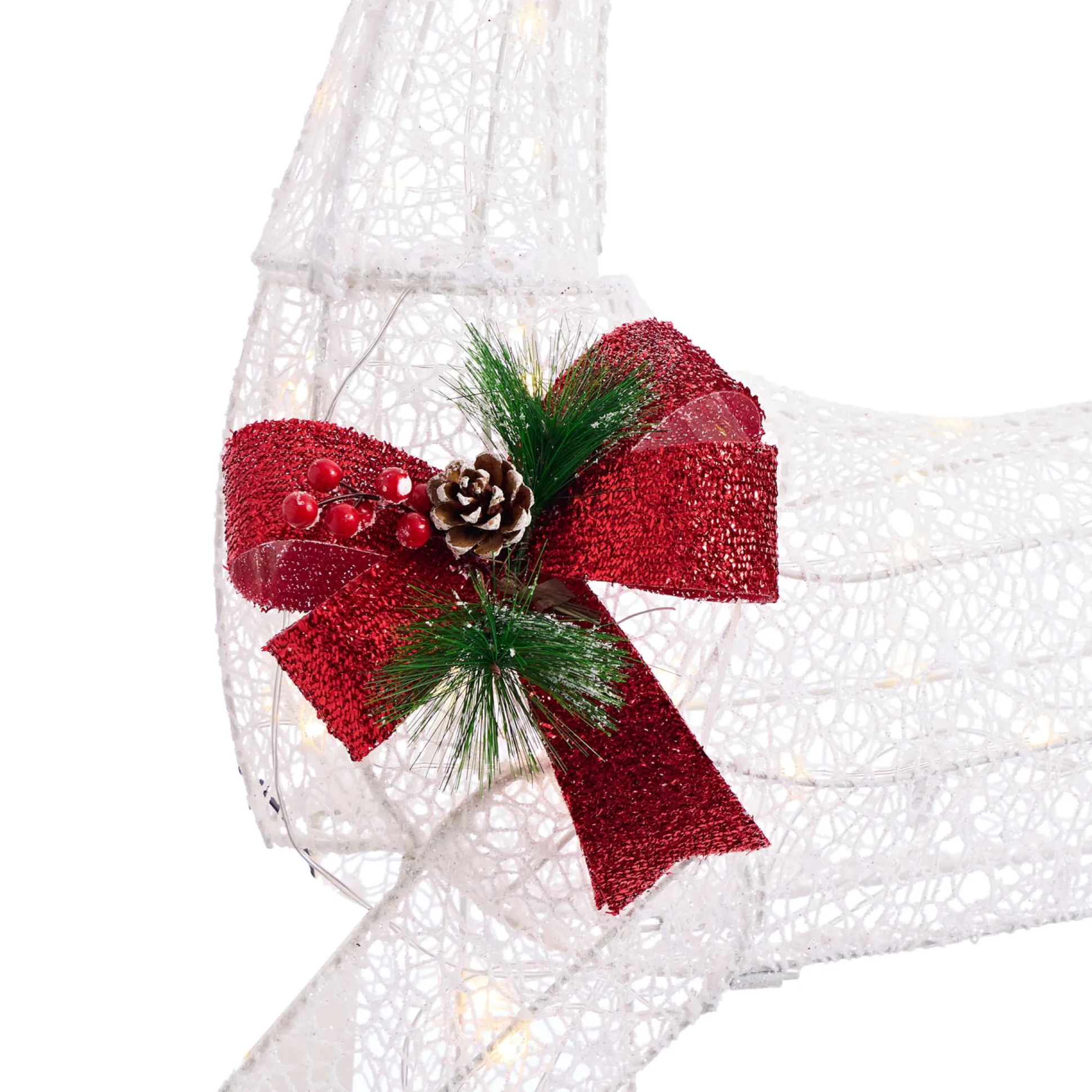 Led Glitter Thread Twinkling Reindeer Stag