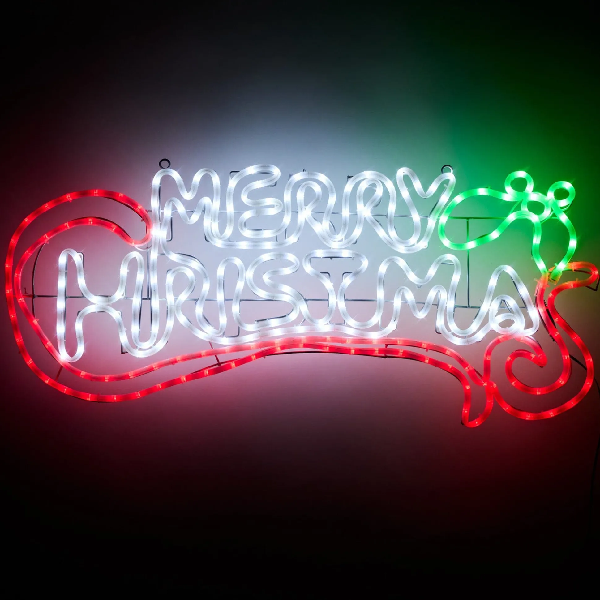 Led Merry Christmas Scroll Neon Ropelight