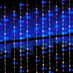 Led Multicolour Waterfall Curtain (4X2M)