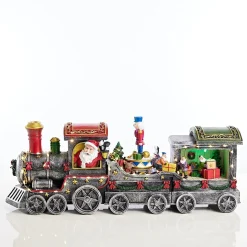 Led Musical Santa Nutcracker Train