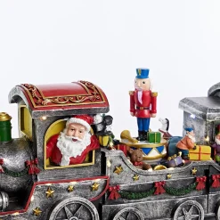 Led Musical Santa Nutcracker Train