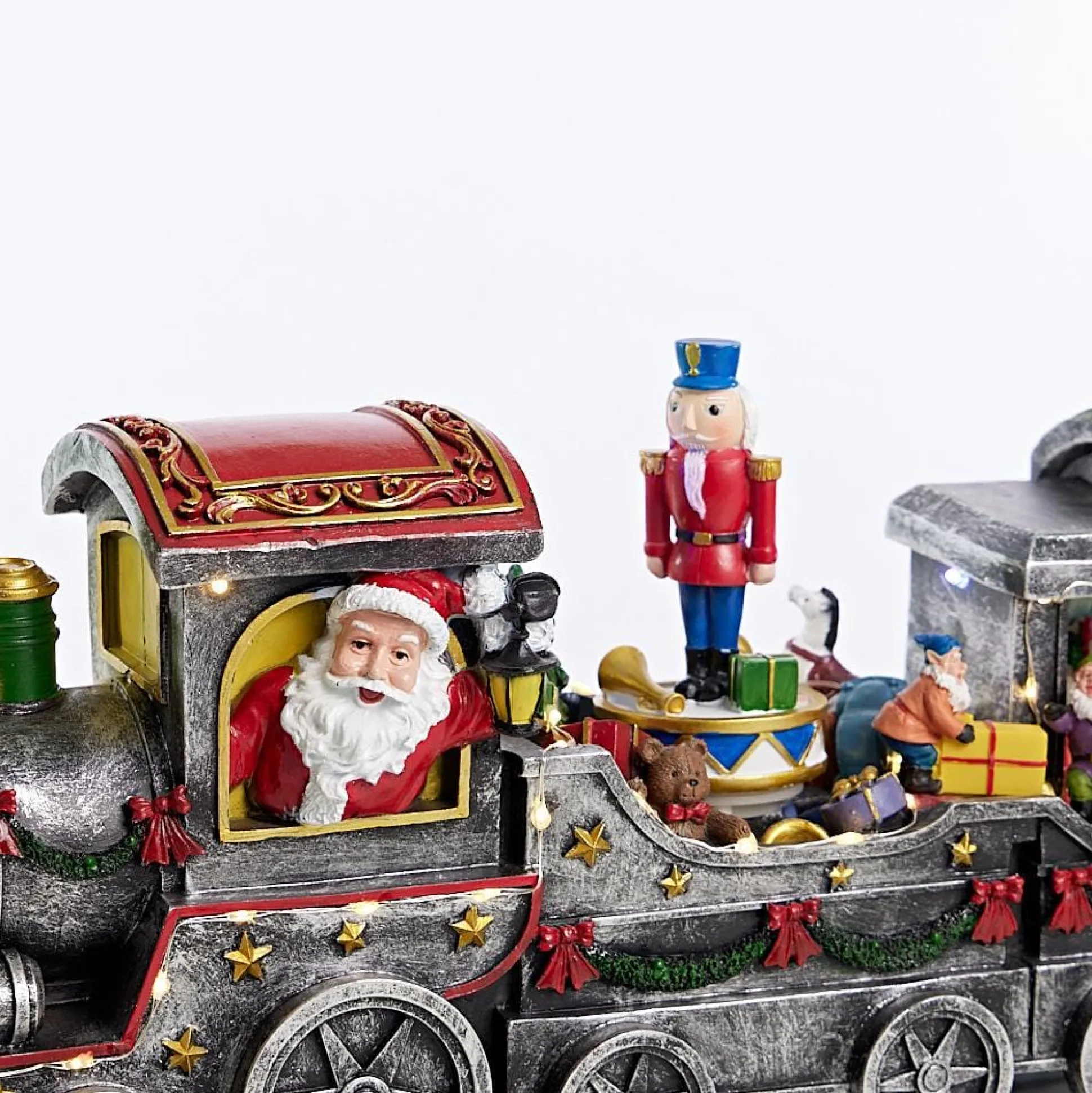 Led Musical Santa Nutcracker Train