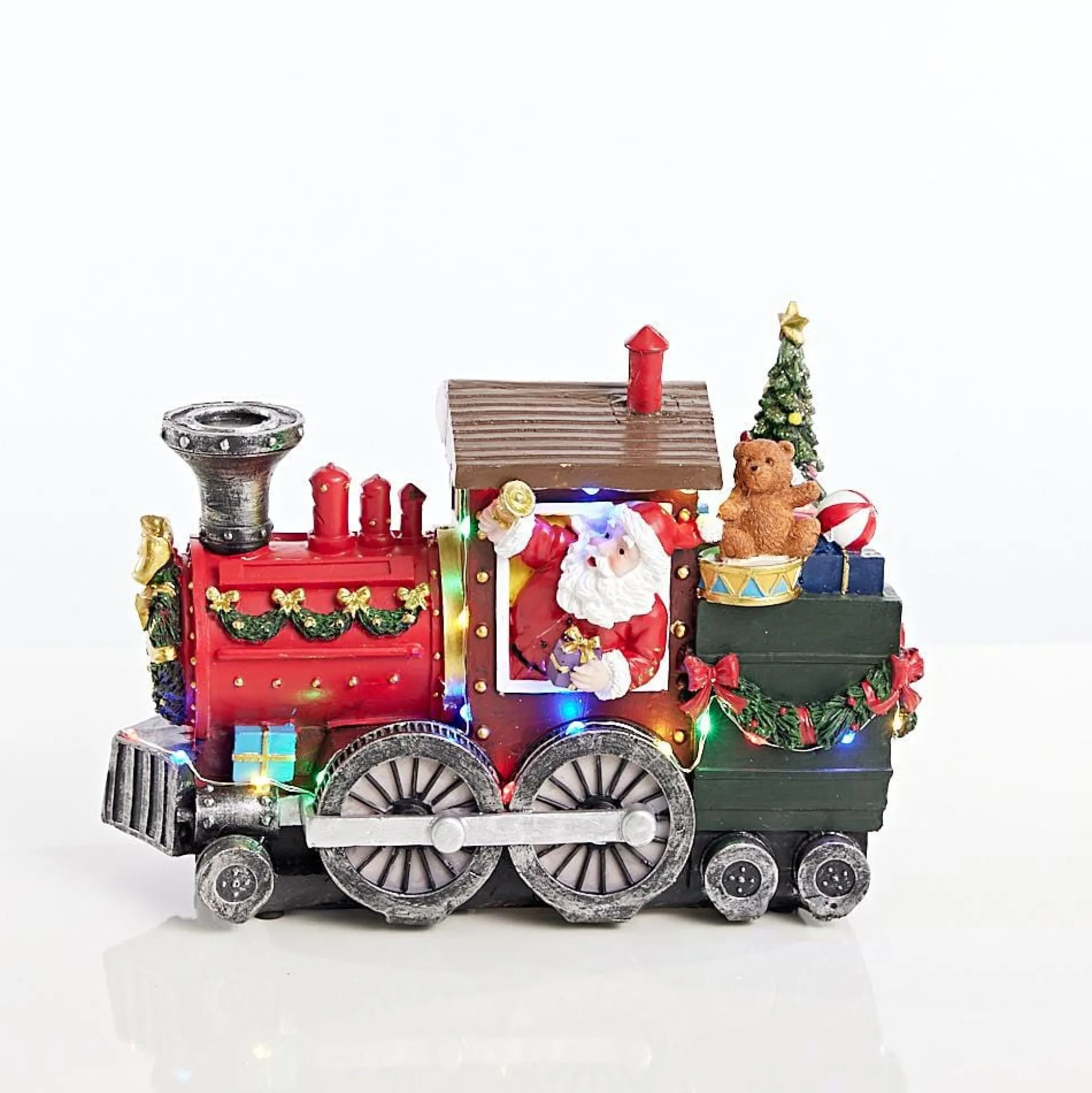Led Musical Santa Train Engine