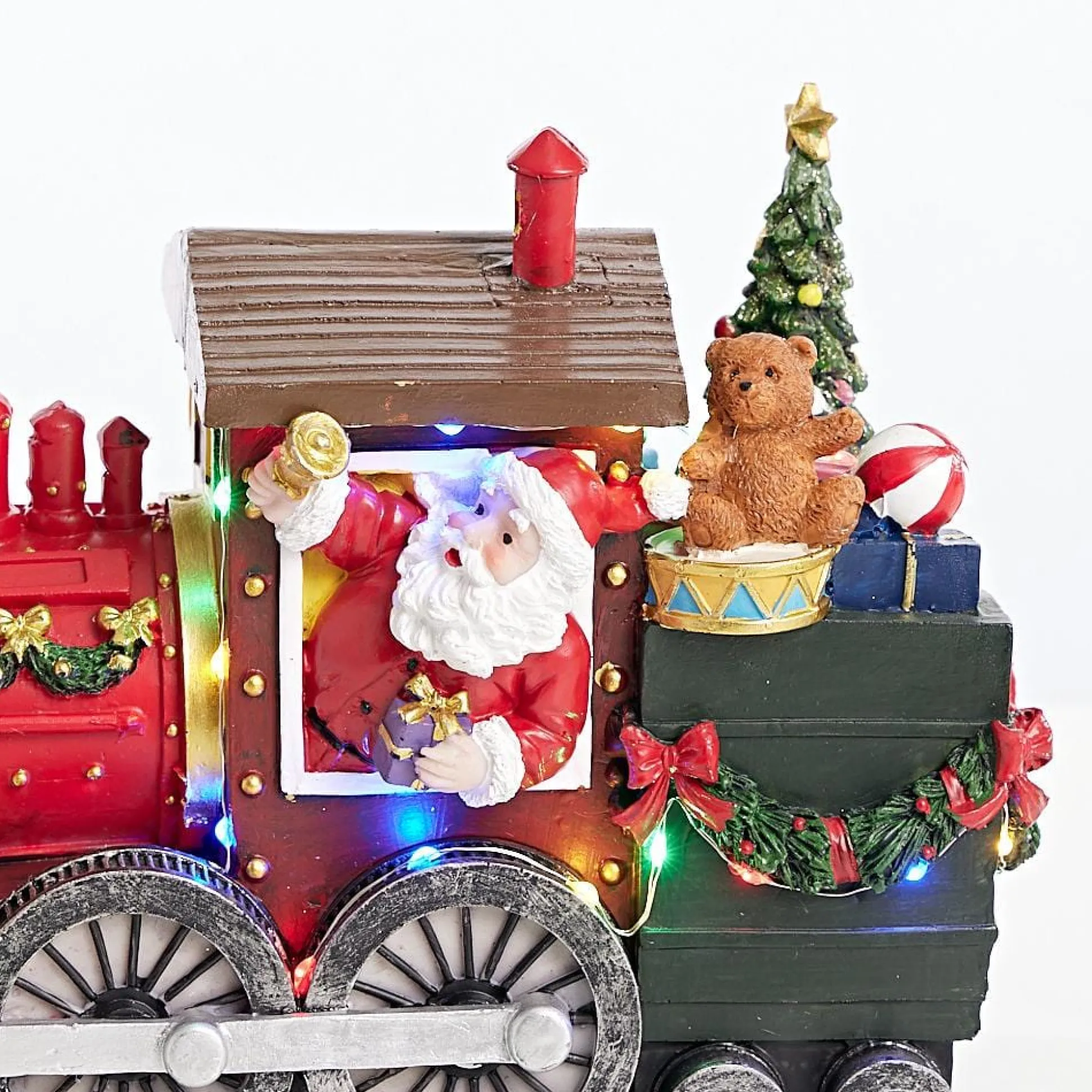 Led Musical Santa Train Engine