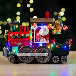 Led Musical Santa Train Engine