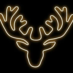 Led Neon Flex Stag Head Warm White