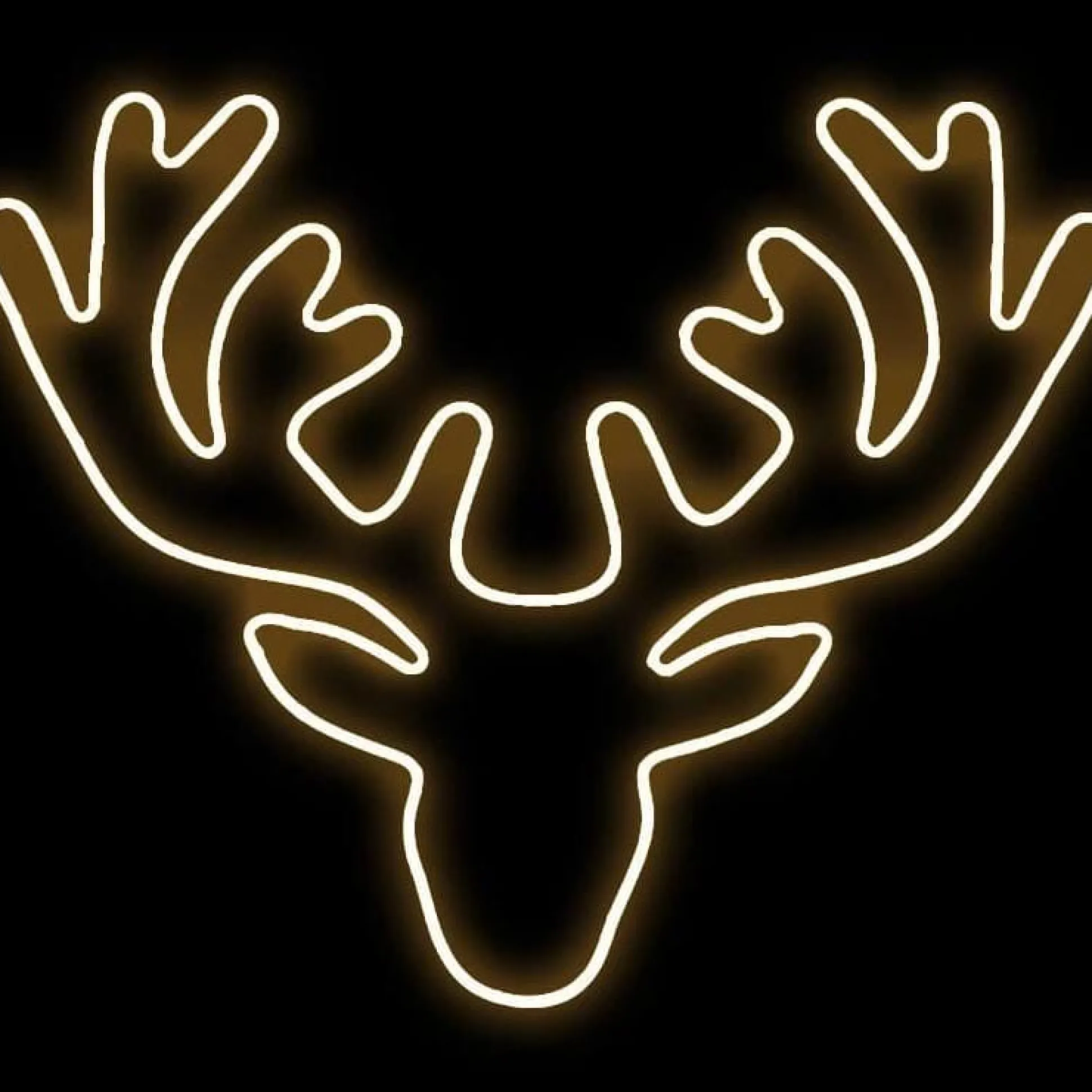 Led Neon Flex Stag Head Warm White