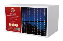 Led Pink And White Waterfall Curtain (1.2 X 2M)