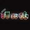 Led Ropelight 3D Train With 2 Carriages