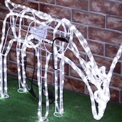 Led Ropelight Feeding Reindeer Moving