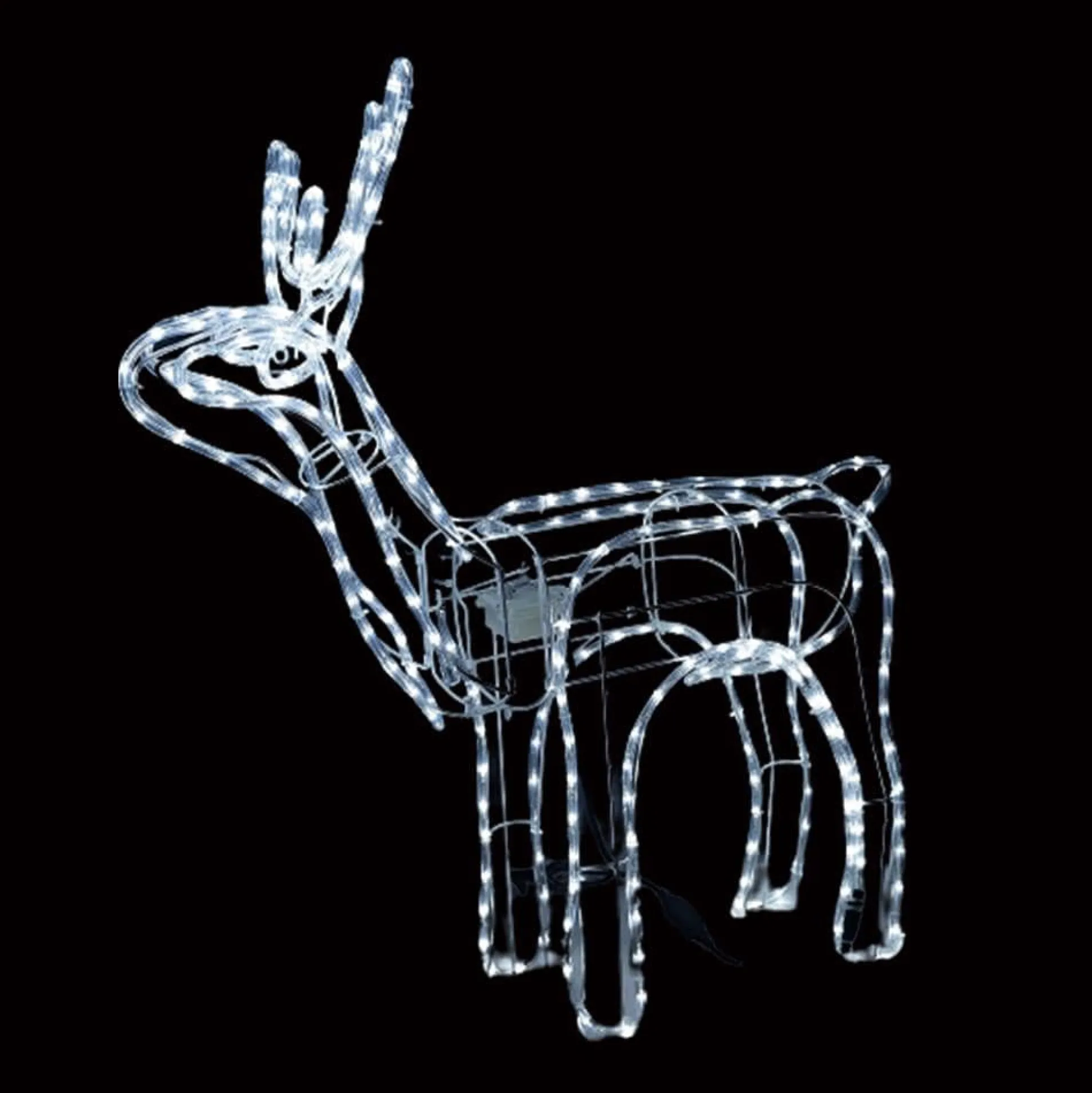 Led Ropelight Standing Reindeer Moving