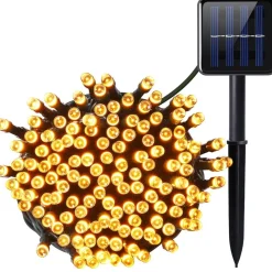 Led Solar Warm White Lights (5.95M)