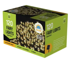 Led Solar Warm White Lights (5.95M)