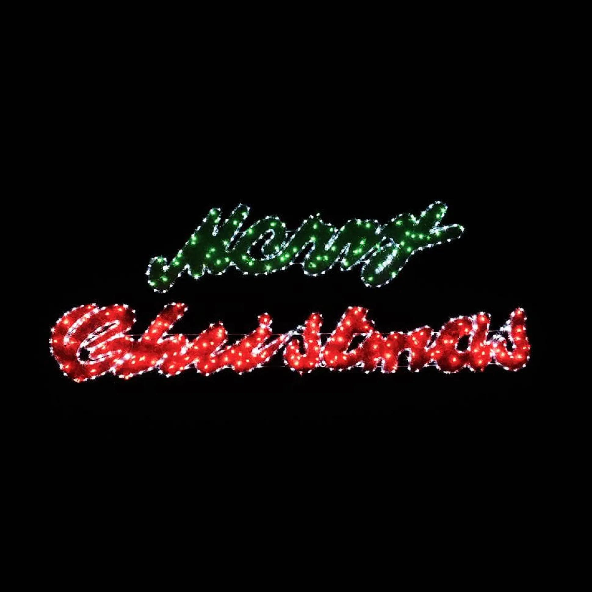 Led Tinsel Ropelight Merry Christmas