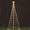 Led Warm White Starry Wire Strands Tree (1.8M)
