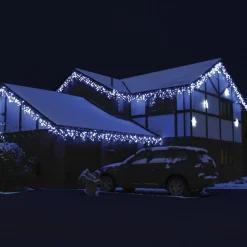 Led White Icicle Lights (30M)