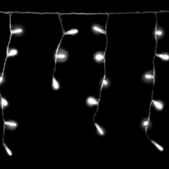 Led White Icicle Lights (30M)