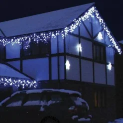 Led White Icicle Lights (10M)