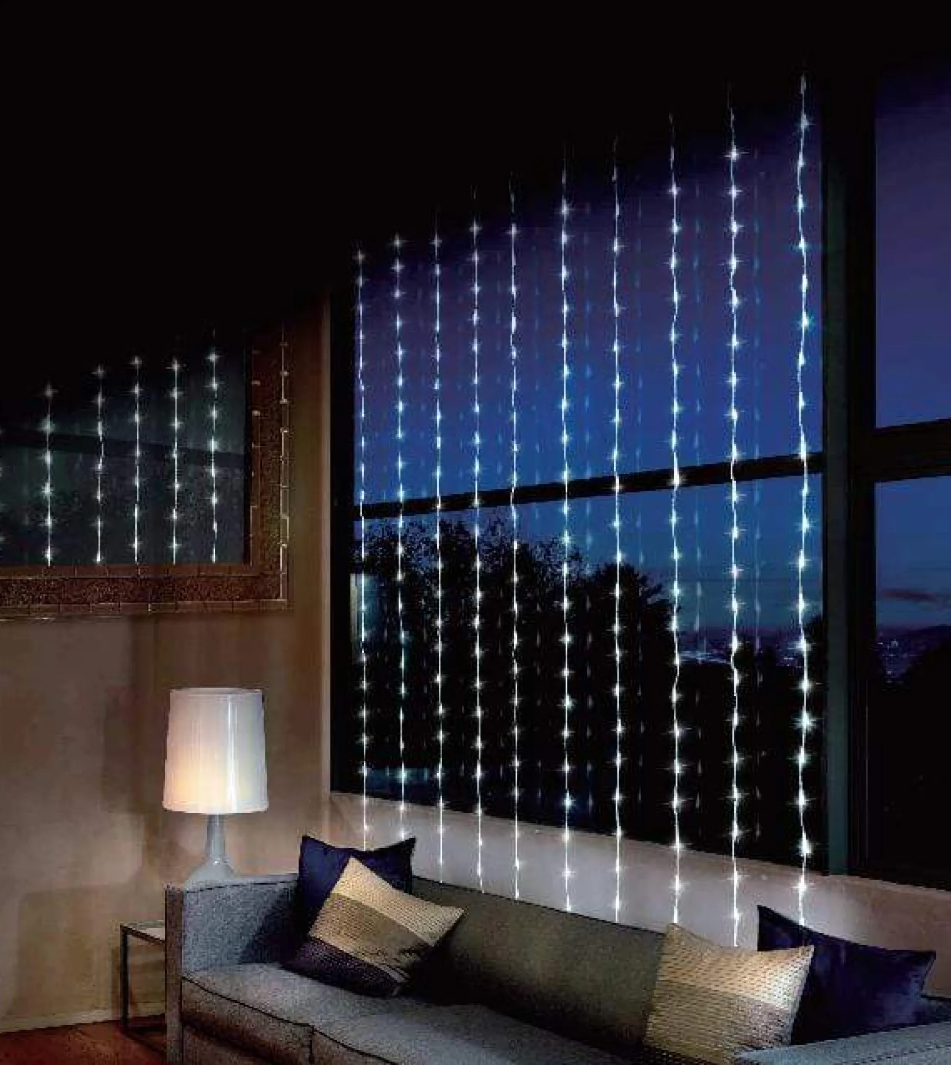 Led White Waterfall Curtain (1.2 X 2M)