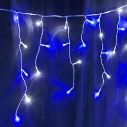 Led White-Blue Icicle Lights (20M)