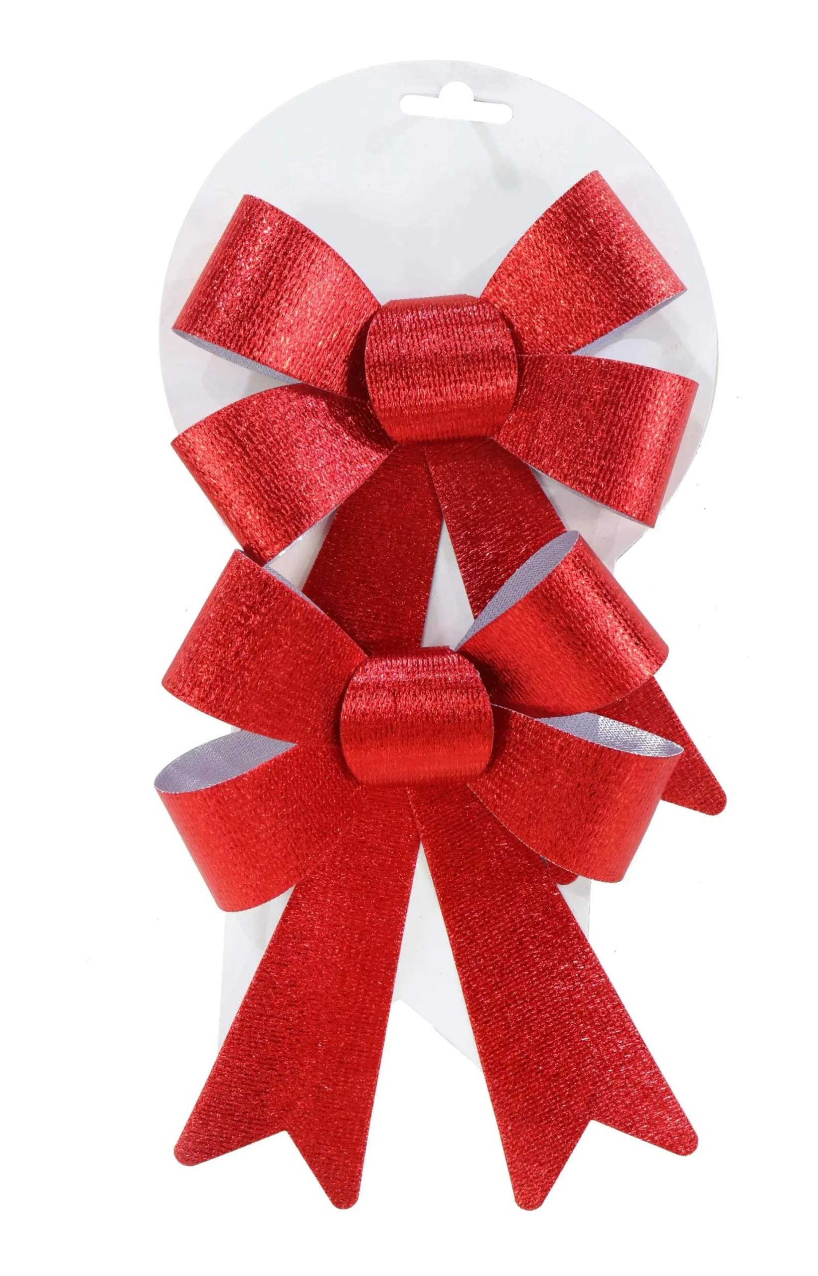 Medium Metallic Bow (2Pk)