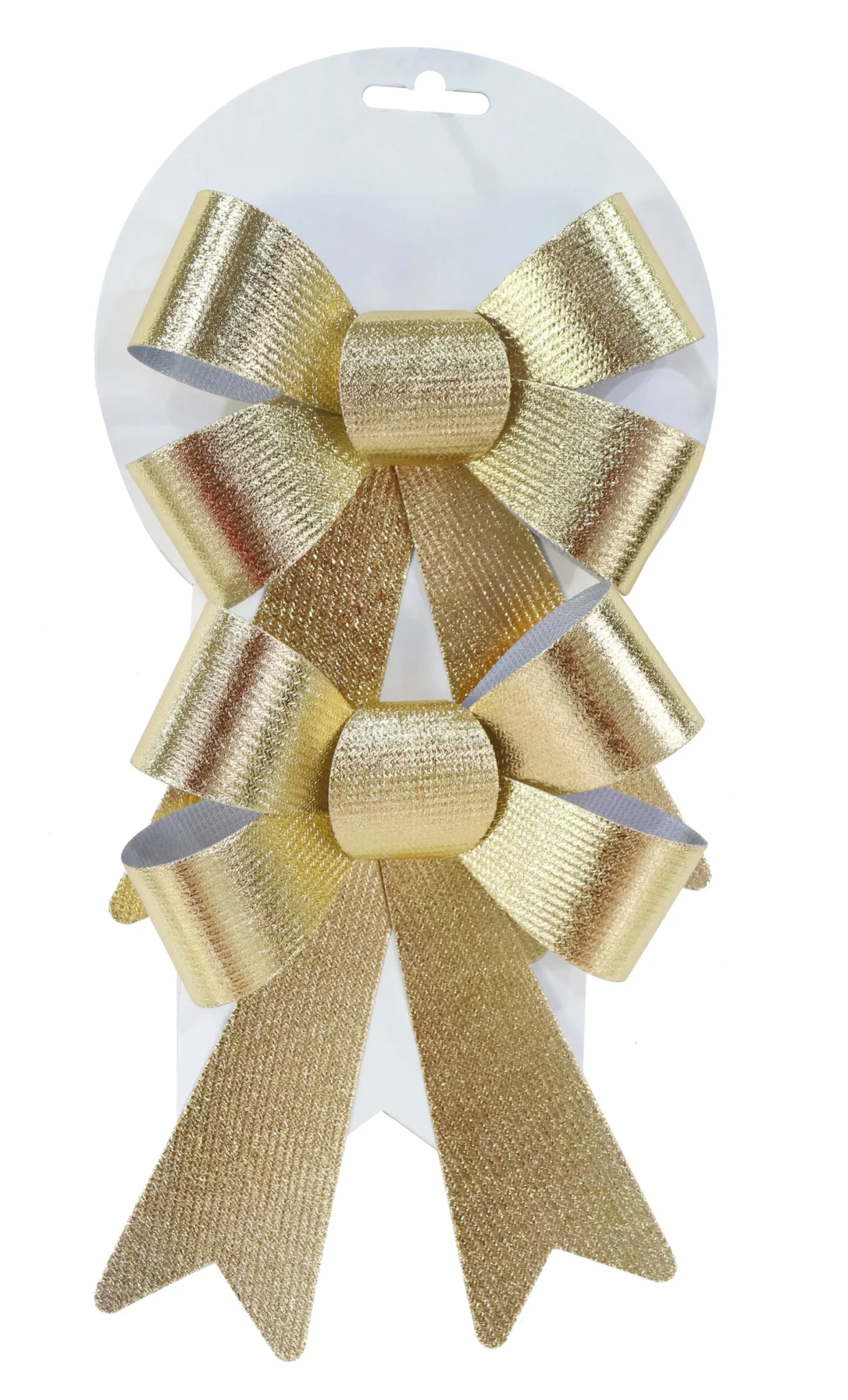 Medium Metallic Bow (2Pk)