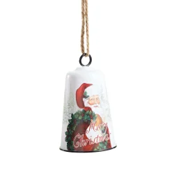 Metal Bell With Santa Decal