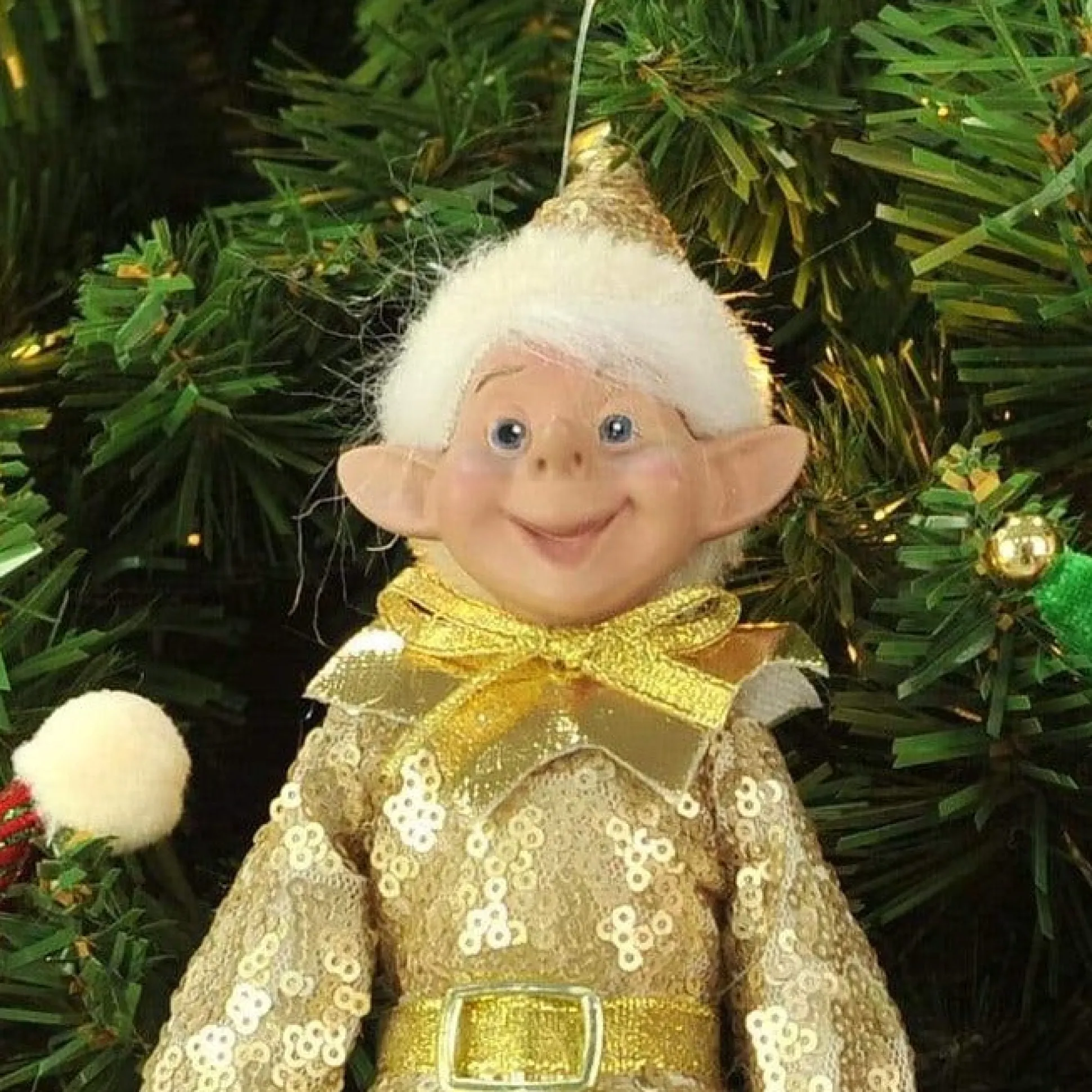 Mischievous Elf Doll (25Cm) - Red Hat