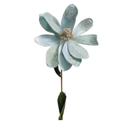 Pale Blue Magnolia Stem (63Cm)