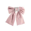 Pale Pink Velour Bow (16Cm)