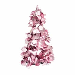Pink Tinsel Tree (26Cm)