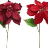 Poinsettia Red/Burgundy Pick