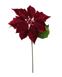 Poinsettia Red/Burgundy Pick
