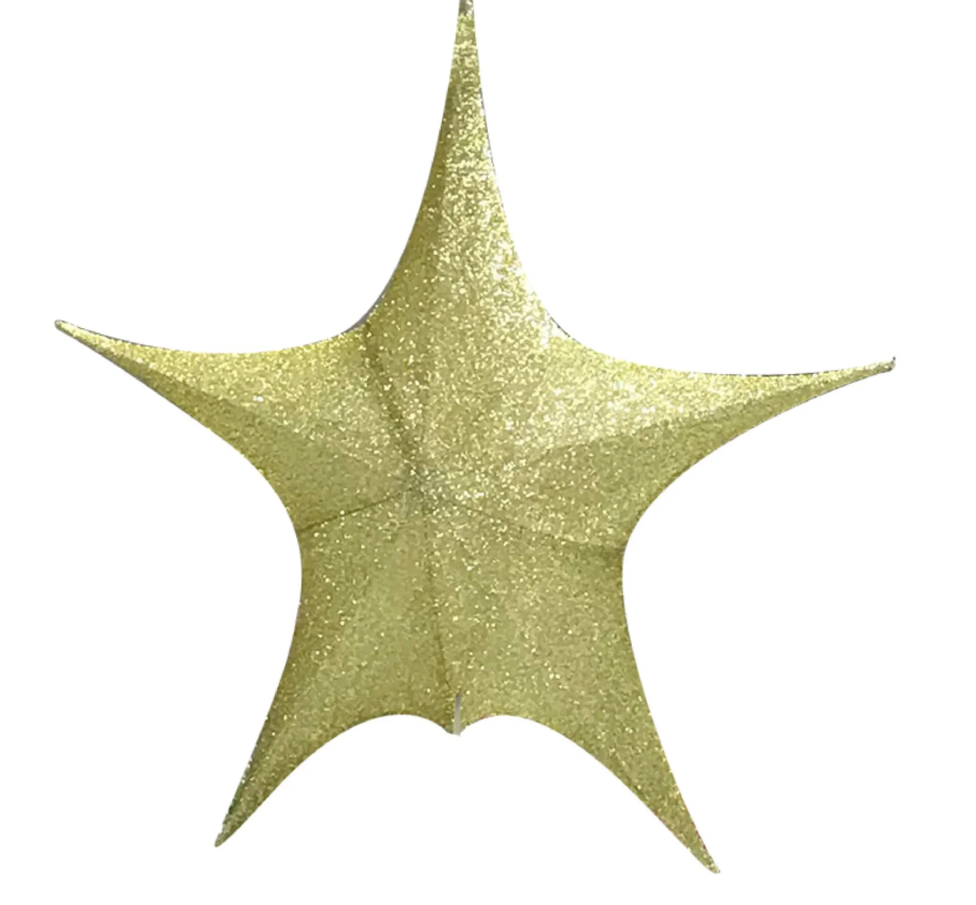 Pop Up Tinsel Star (65Cm) 2 Asst