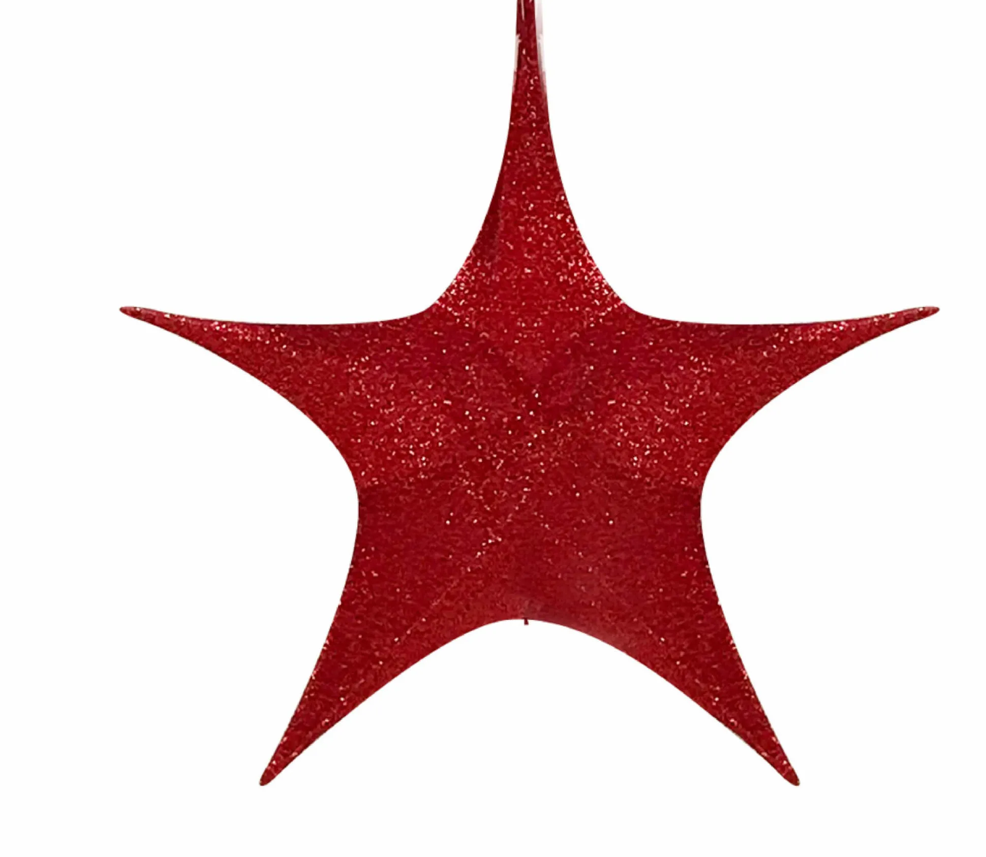 Pop Up Tinsel Star (65Cm) 2 Asst