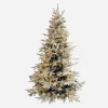 Pre-Lit Flocked Fir Tree 7Ft (2.1M)