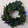 Pre-Lit Multi Geneva Wreath (50Cm)