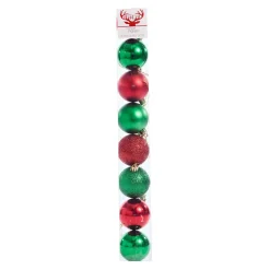 Red And Green Bauble Pack (5Cm)