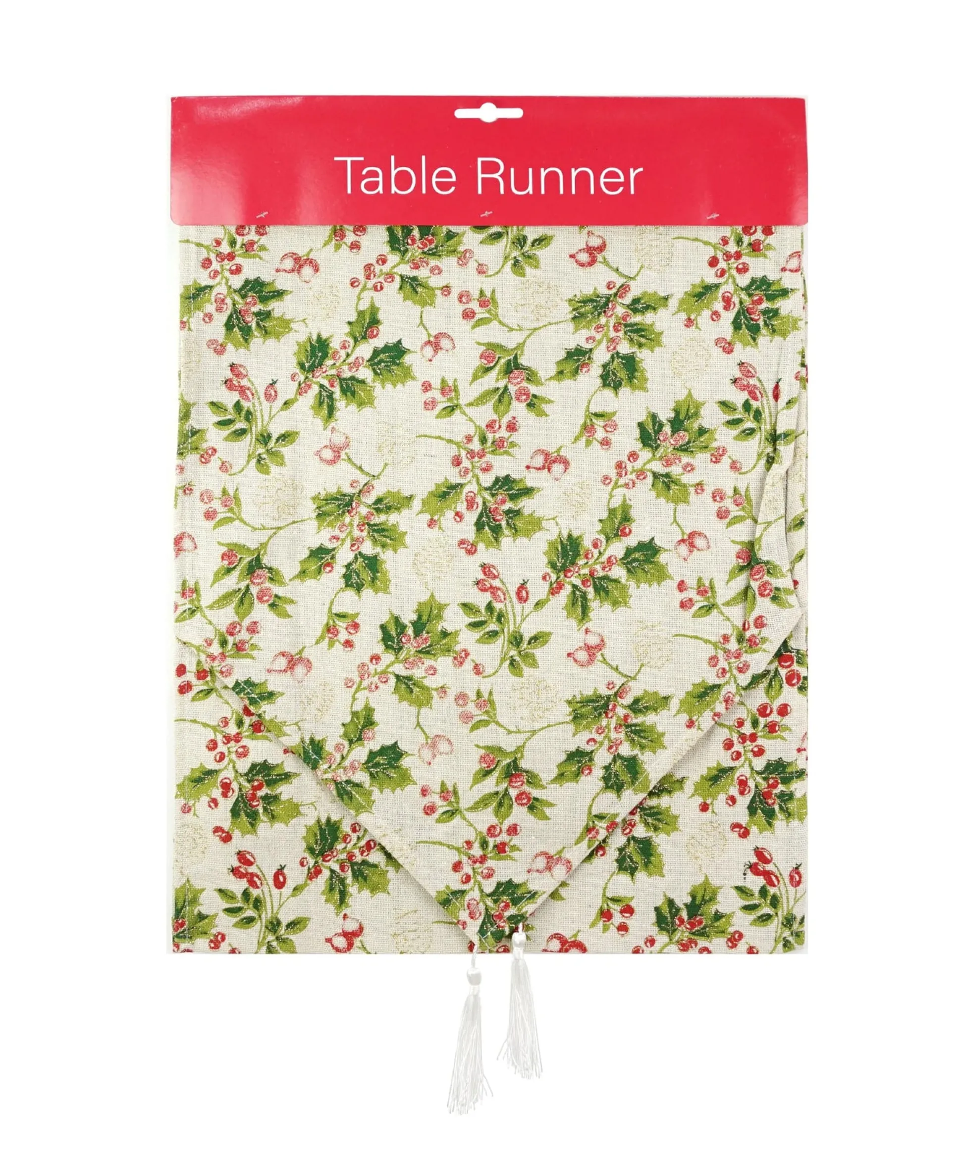 Red And Green Glitter Runner Asst