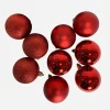 Red Baubles (8Cm)