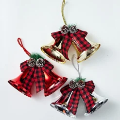 Shiny Twin Bells With Bow