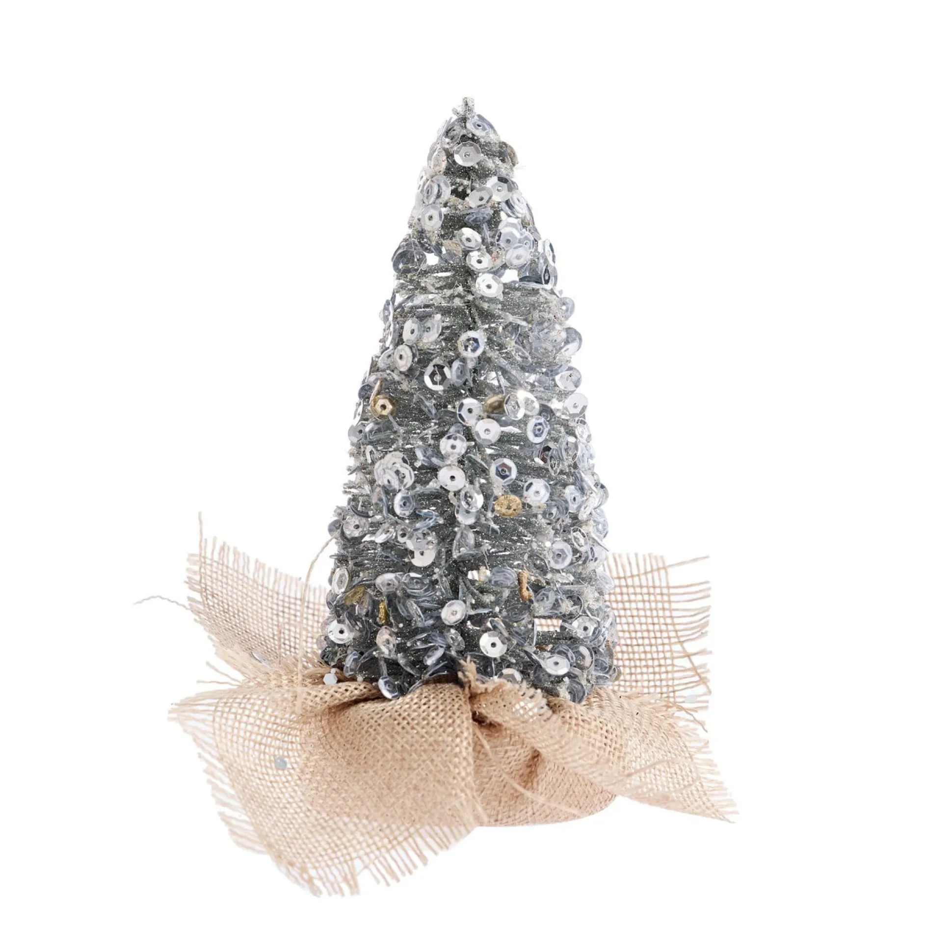 Silver Glitter Tree (13.5Cm)