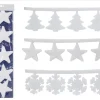 Snow Fringe Asst (180Cm) - Stars