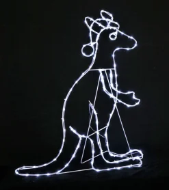 Solar Kangaroo Ropelight Motif (80Cm)