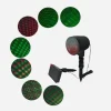 Solar Laser Red-Green Patterns