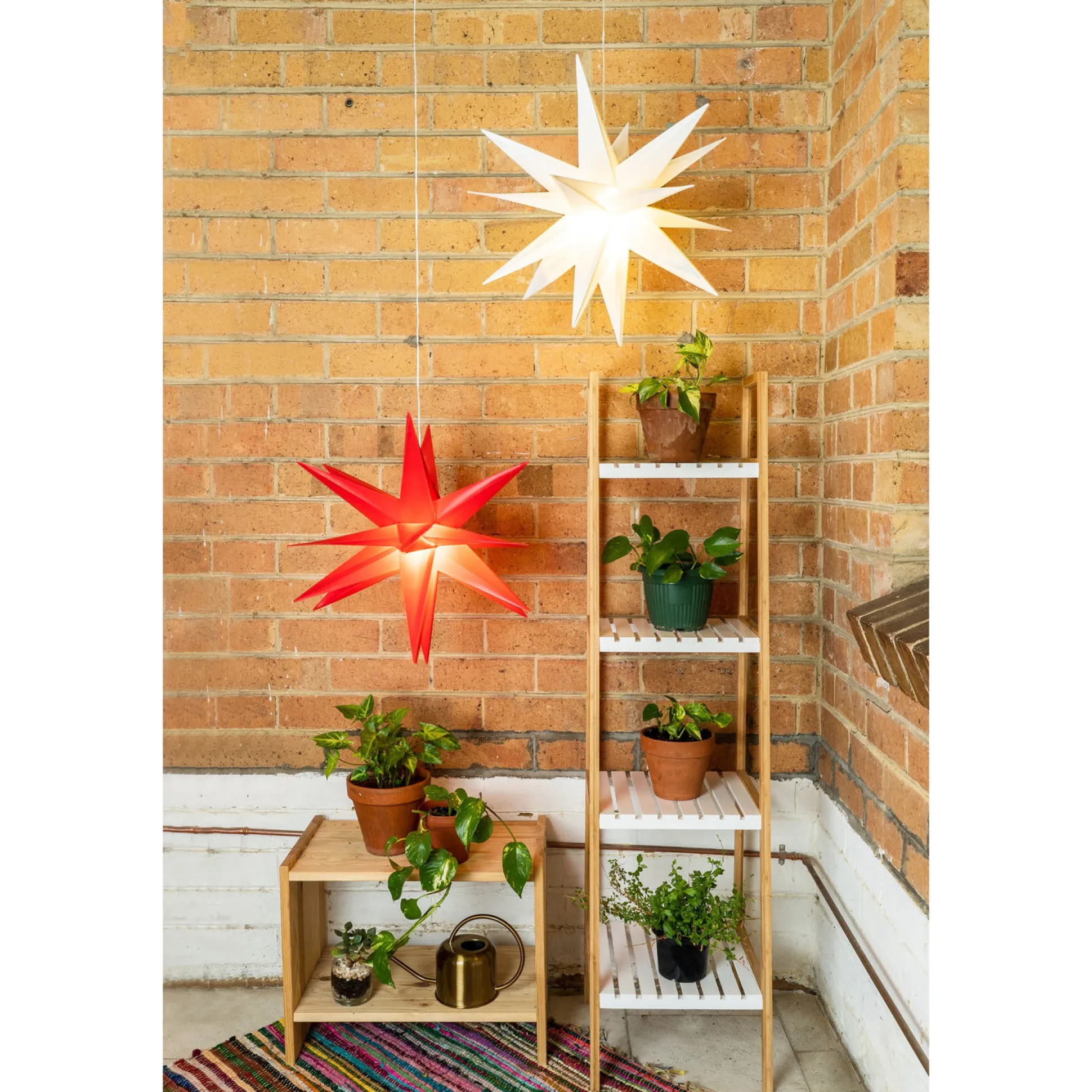 Starburst Hanging Decorative White Light